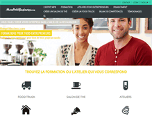 Tablet Screenshot of monpetitbusiness.com